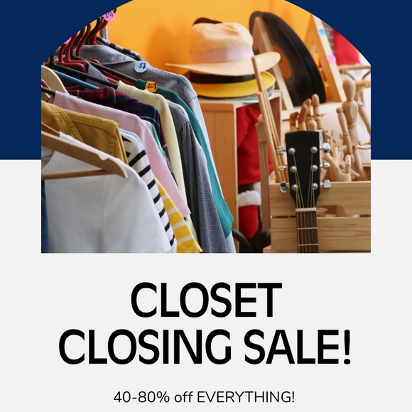 CLOSET CLOSING SALE! FAST SHIPPING! BUNDLE DEALS! FREEBIES! MOVING END OF SUMMER - Picture 1 of 1